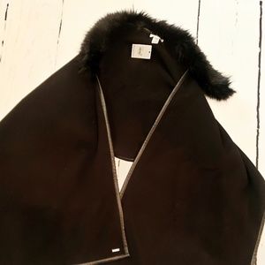 Faux Fur shawl wrap